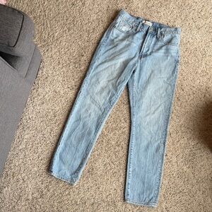 MADEWELL the Perfect Vintage Jean Straight Jeans Size 27 | Light Wash Demin